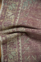 2x3.5 Vintage Distressed Oushak Rug