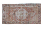 2.5x5 Vintage Distressed Oushak Rug Runner