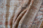 2.5x5 Vintage Distressed Oushak Rug Runner