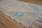 4x8 Vintage Distressed Oushak Rug Runner