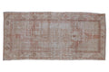2.5x5.5 Vintage Distressed Oushak Rug Runner