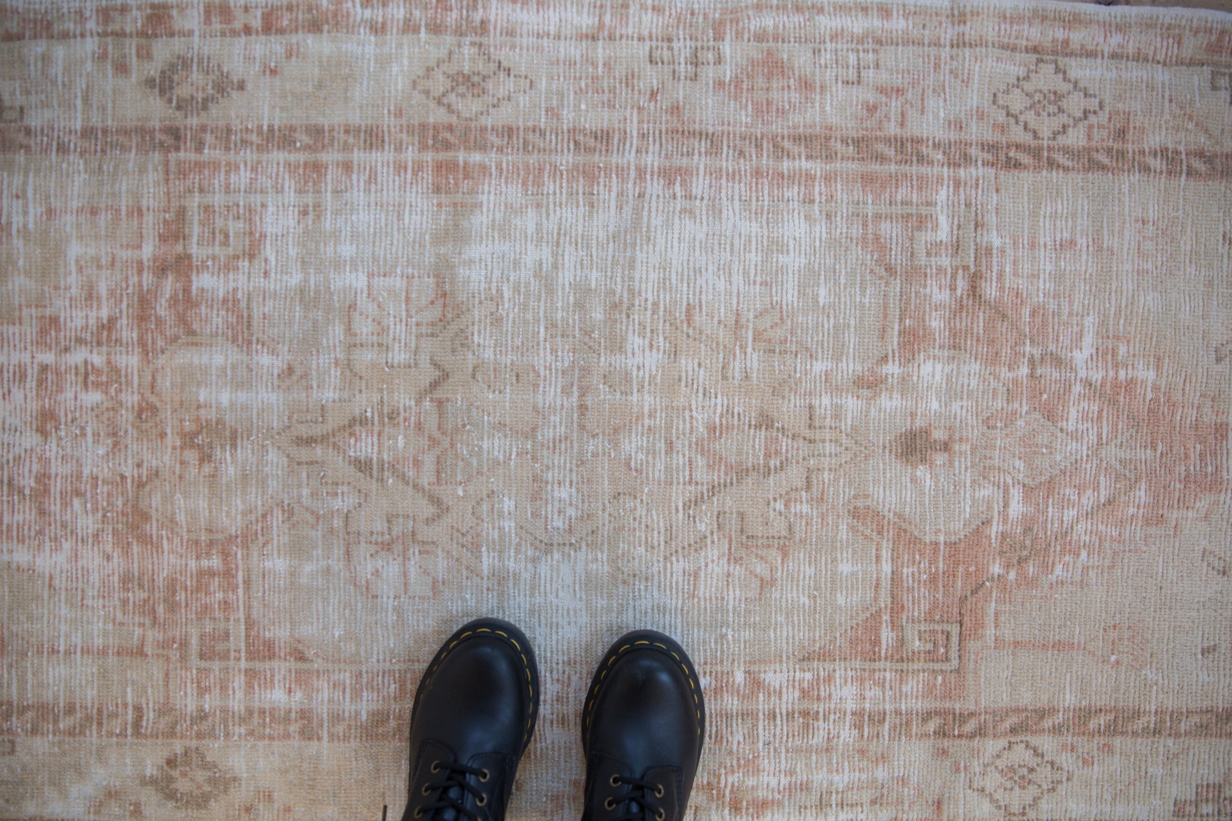 2.5x5.5 Vintage Distressed Oushak Rug Runner