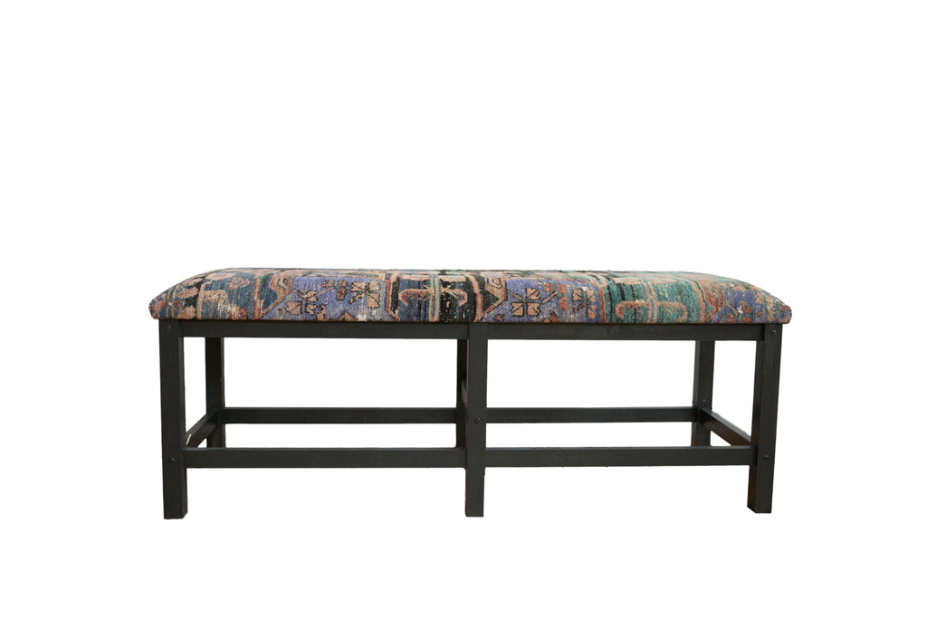 Reclaimed Vintage Turkish Rug Bench