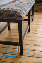 Reclaimed Vintage Turkish Rug Bench