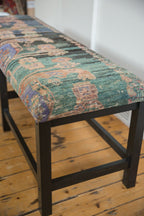 Reclaimed Vintage Turkish Rug Bench
