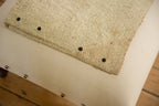 Handmade Canvas Changeable Rug Fragment Ottoman Coffee Table