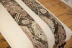 Handmade Canvas Changeable Rug Fragment Ottoman Coffee Table