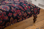 Vintage Persian Rug Ottoman Coffee Table
