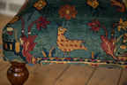 Reclaimed Antique Persian Rug Ottoman Coffee Table