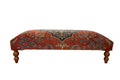 Reclaimed Antique Persian Rug Ottoman Coffee Table