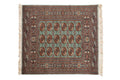 4x4.5 Vintage Fine Bokhara Square Rug