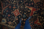 10x14 Vintage Indian Bijar Design Carpet