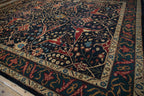 10x14 Vintage Indian Bijar Design Carpet