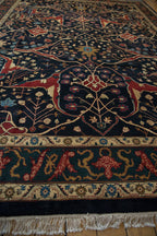 10x14 Vintage Indian Bijar Design Carpet