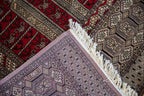 4x6 Vintage Fine Pakistani Turkmen Design Rug