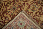 6x9 Vintage Indian Bijar Design Carpet