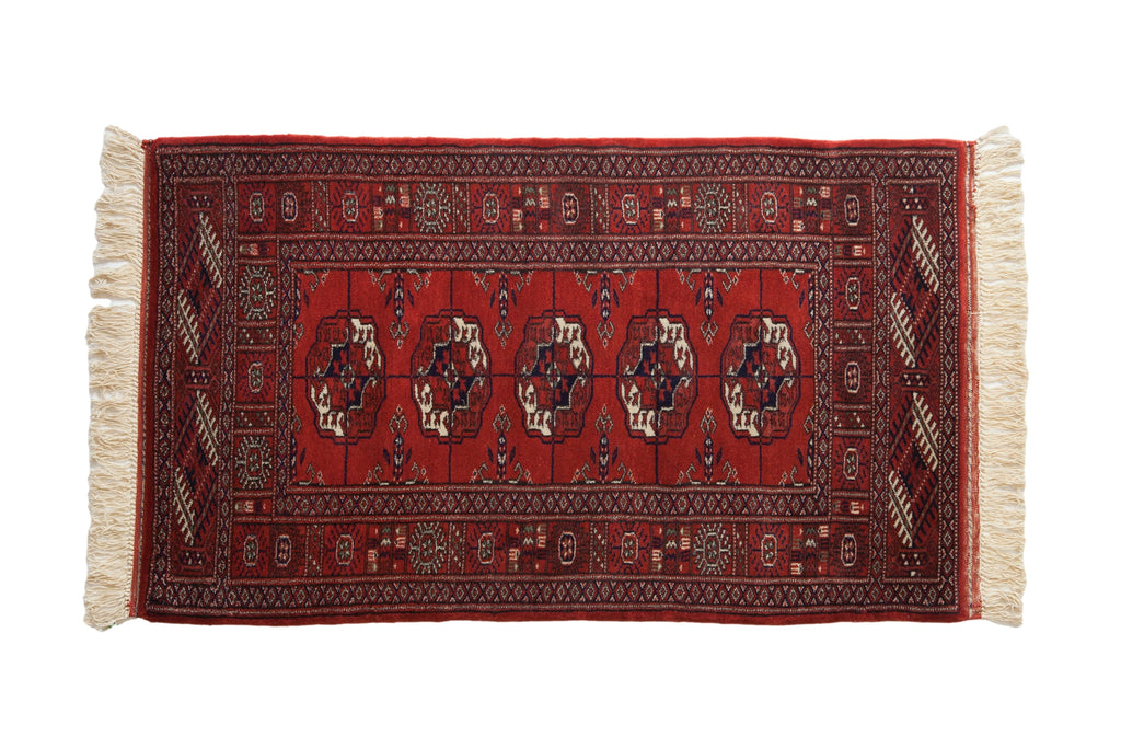 2.5x4 Vintage Fine Bokhara Rug Runner