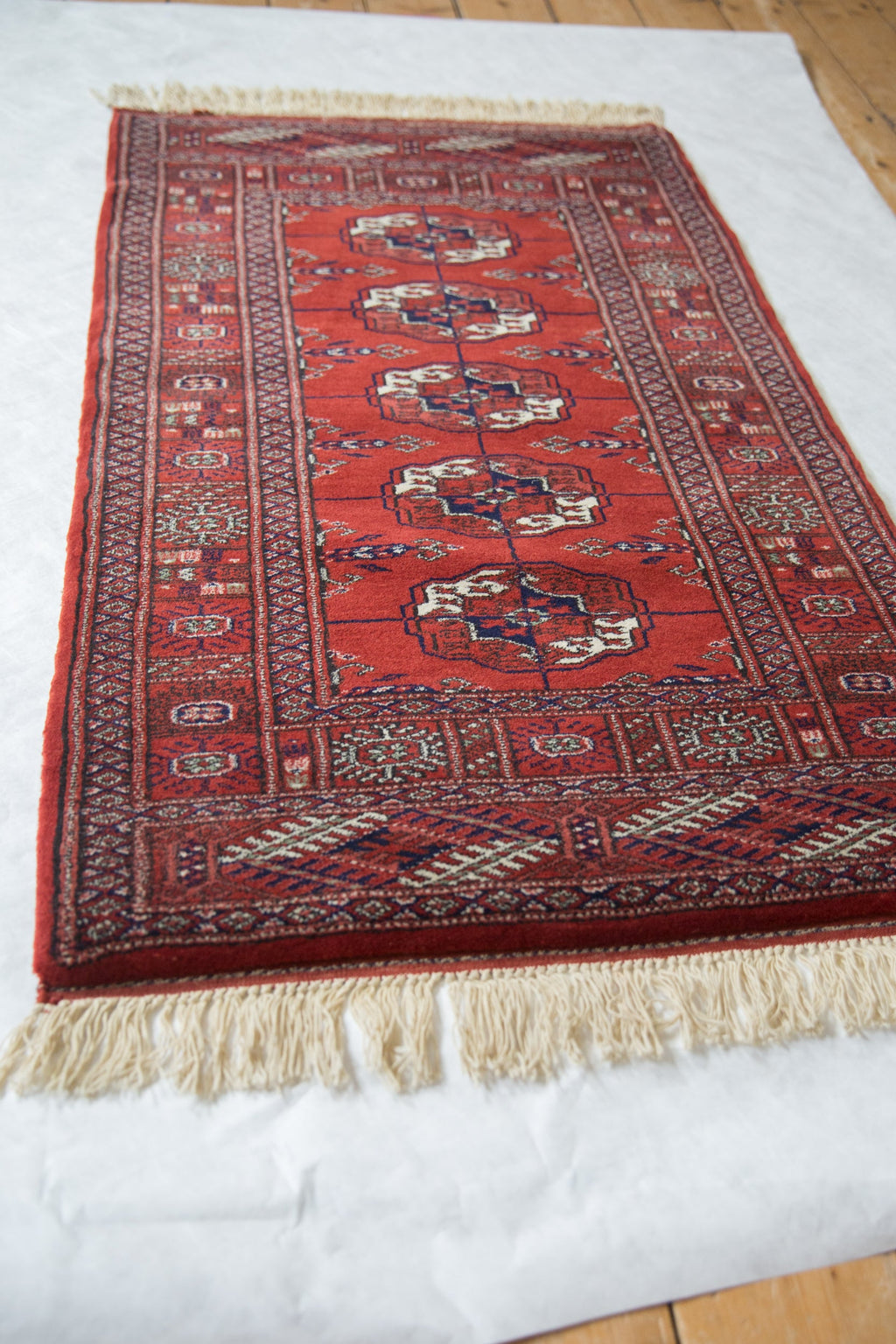 2.5x4 Vintage Fine Bokhara Rug Runner