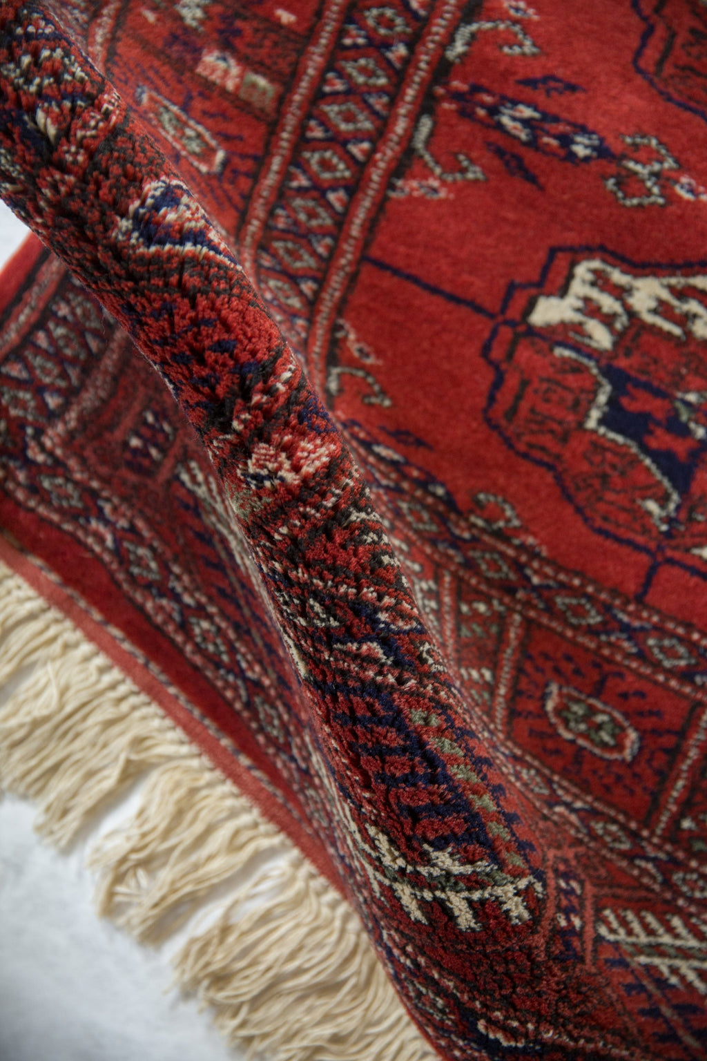 2.5x4 Vintage Fine Bokhara Rug Runner