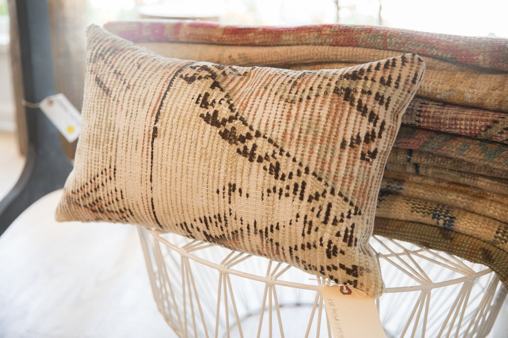Vintage Rug Fragment Pillow