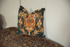 Antique Ziegler Mahal Rug Fragment Pillow