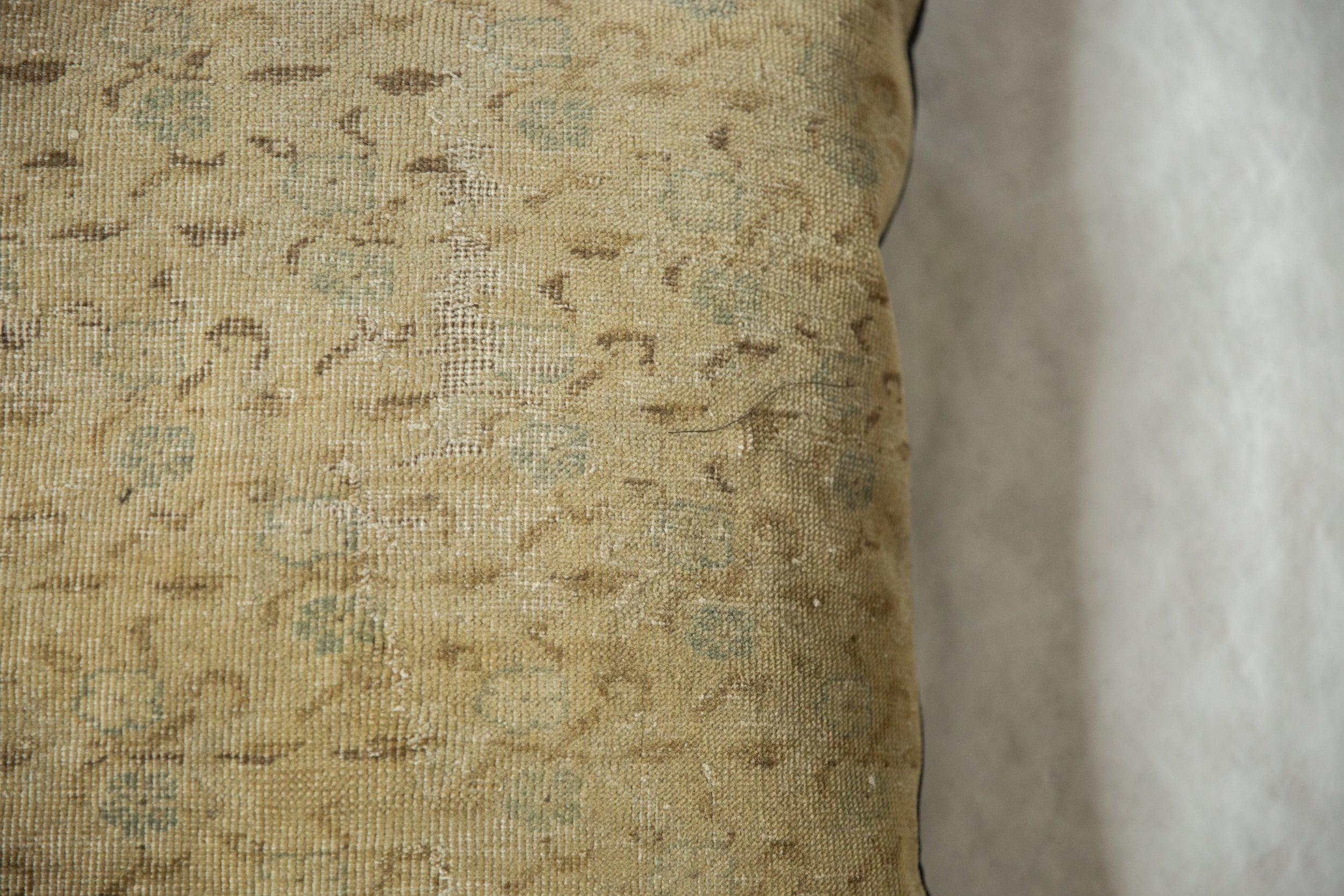 Vintage Turkish Sivas Rug Fragment Pillow