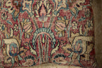 Vintage Meshed Rug Fragment Pillow