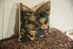 Antique Ziegler Mahal Rug Fragment Pillow
