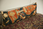 Antique Ziegler Mahal Rug Fragment Pillow