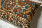 Antique Ziegler Mahal Rug Fragment Pillow
