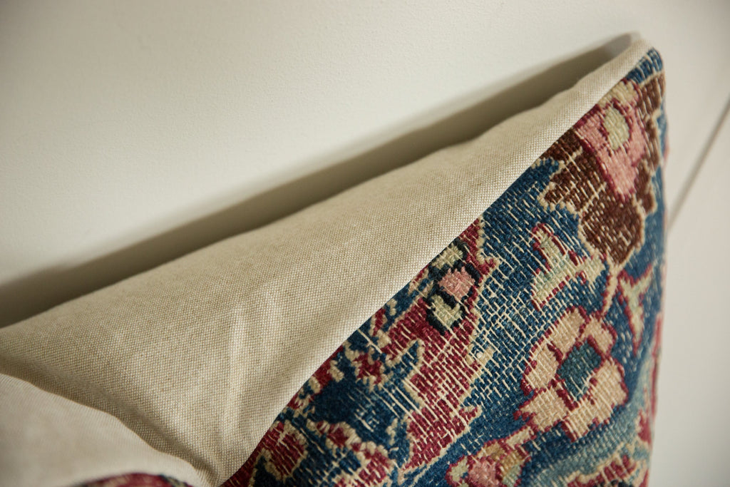 Vintage Meshed Rug Fragment Pillow