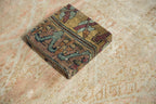 Decorative Cork Board Antique Kerman Rug Fragment Art