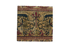 Decorative Cork Board Antique Kerman Rug Fragment Art