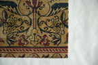 Decorative Cork Board Antique Kerman Rug Fragment Art