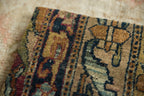 Decorative Cork Board Antique Kerman Rug Fragment Art