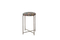Reclaimed Antique Rug Fragment Side Table Stand 3 of 7