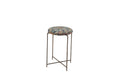 Reclaimed Antique Rug Fragment Side Table Stand 6 of 7