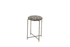 Reclaimed Antique Rug Fragment Side Table Stand 6 of 7