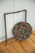 Reclaimed Antique Rug Fragment Side Table Stand 7 of 7
