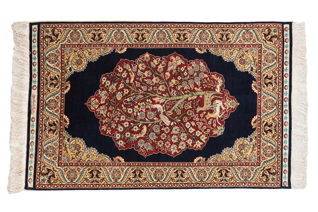 2x3 Vintage Fine Hereke Rug Mat