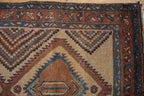 3x6 Antique Camel Hair Serab Rug Runner