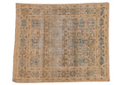 4x4.5 Vintage Distressed Meshed Square Rug