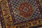 3.5x10.5 Vintage Caucasian Rug Runner