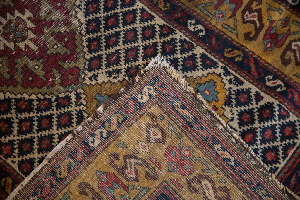 3.5x10.5 Vintage Caucasian Rug Runner