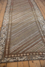 3x8.5 Vintage Distressed Hamadan Rug Runner