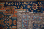 3.5x12.5 Vintage Fine Distressed Malayer Rug Runner