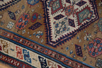 3.5x11.5 Antique Caucasian Rug Runner