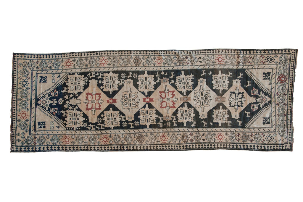 4x10.5 Vintage Distressed Karabagh Rug Runner