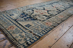 4x10.5 Vintage Distressed Karabagh Rug Runner