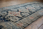 4x10.5 Vintage Distressed Karabagh Rug Runner